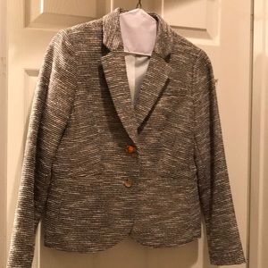 Ladies Calvin Klein Black/White Glitter Jacket